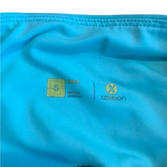 XERSION Black & Teal Yoga Pants/Workout Pants/Leggings. - Picture 4 of 7